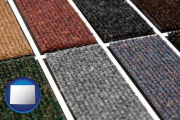 carpet samples - with Wyoming icon