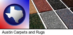 Austin, Texas - carpet samples