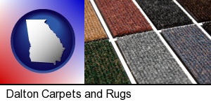 Dalton, Georgia - carpet samples