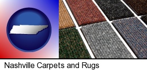 Nashville, Tennessee - carpet samples