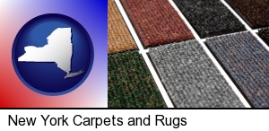 New York, New York - carpet samples