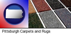 Pittsburgh, Pennsylvania - carpet samples
