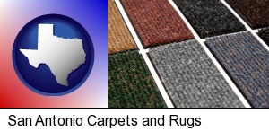 San Antonio, Texas - carpet samples