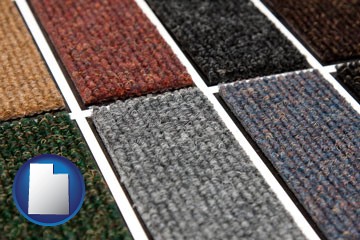 carpet samples - with Utah icon